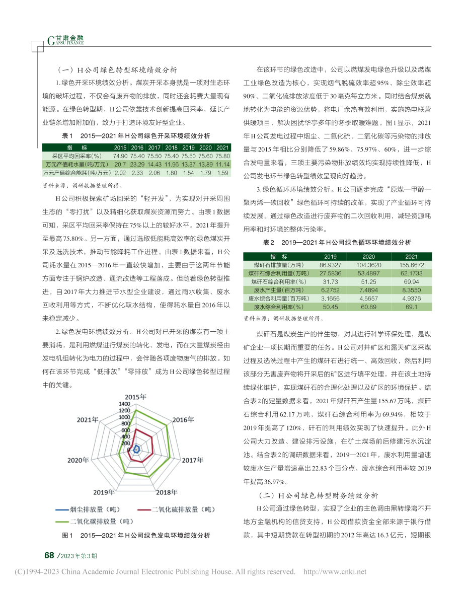 基于全生命周期及资产负债表...型绩效研究——以H公司为例_陈涛涛.pdf_第2页