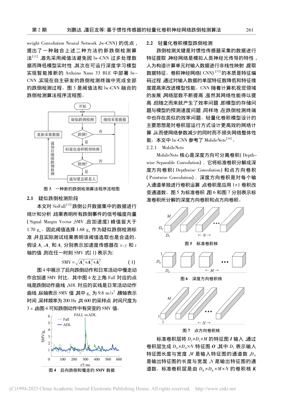 基于惯性传感器的轻量化卷积神经网络跌倒检测算法_刘鹏达.pdf_第3页