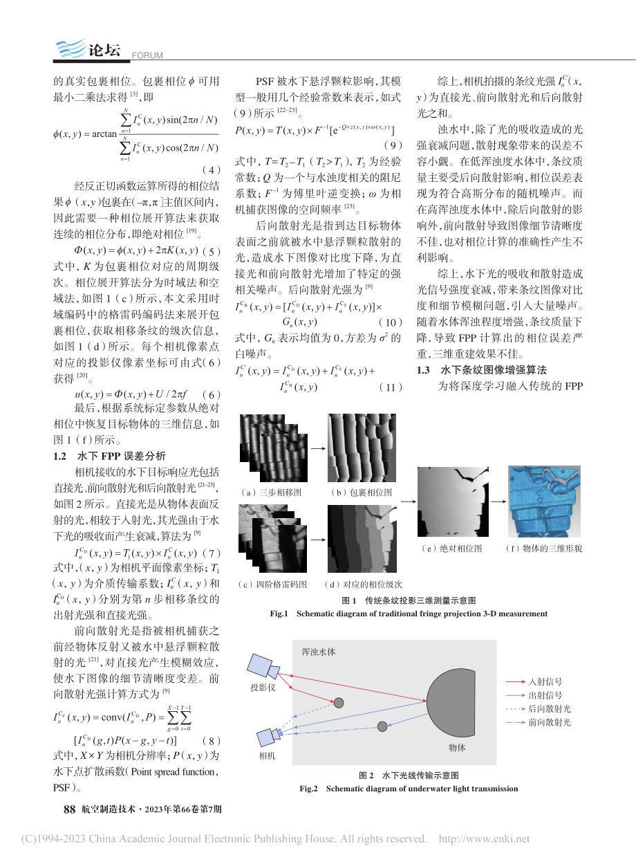 基于深度学习的水下条纹投影三维测量方法_徐馨雅.pdf_第3页