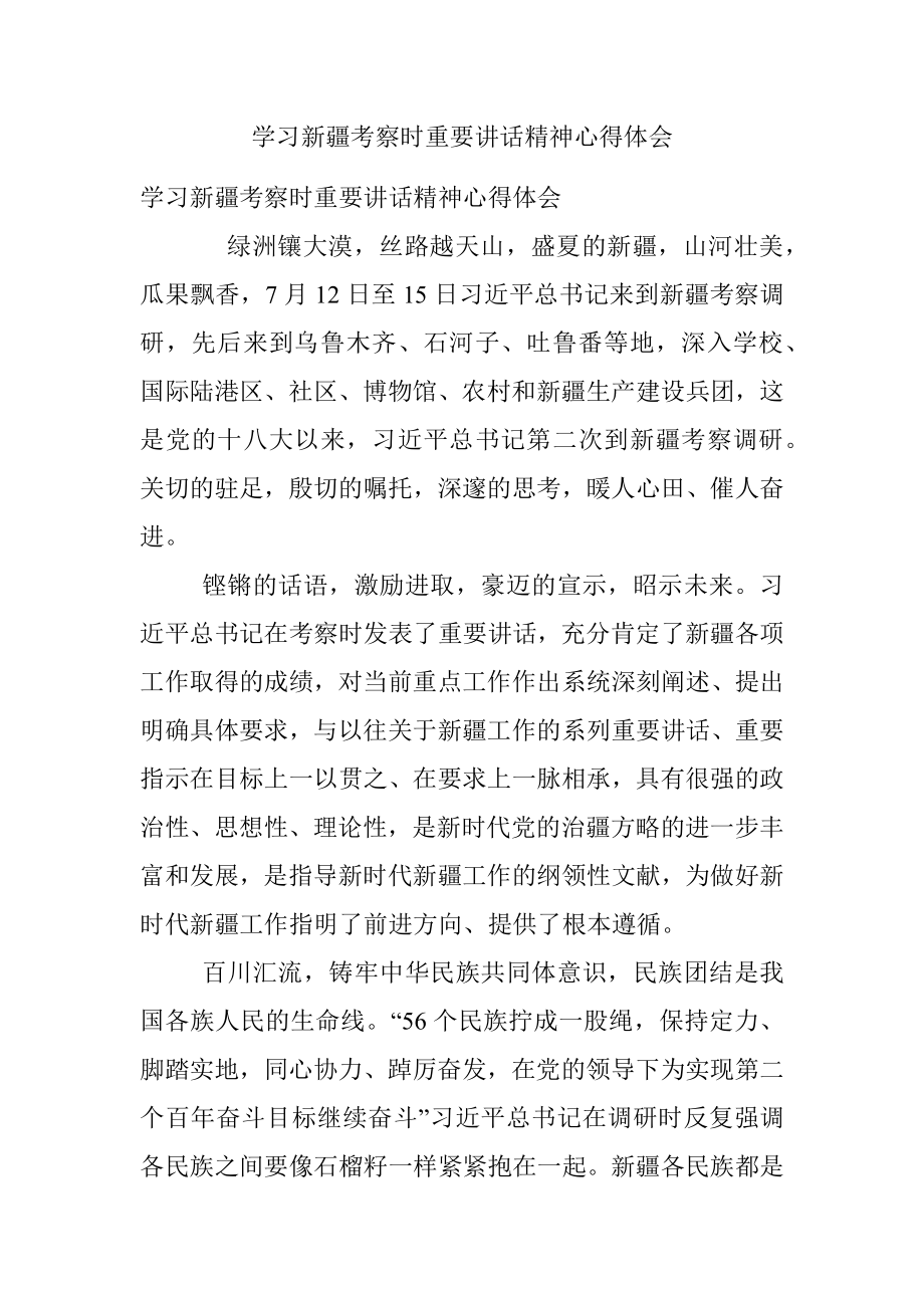 学习新疆考察时重要讲话精神心得体会_4.docx_第1页