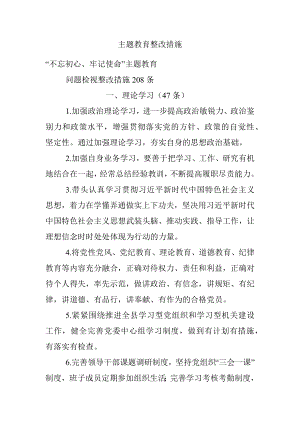 主题教育整改措施.docx