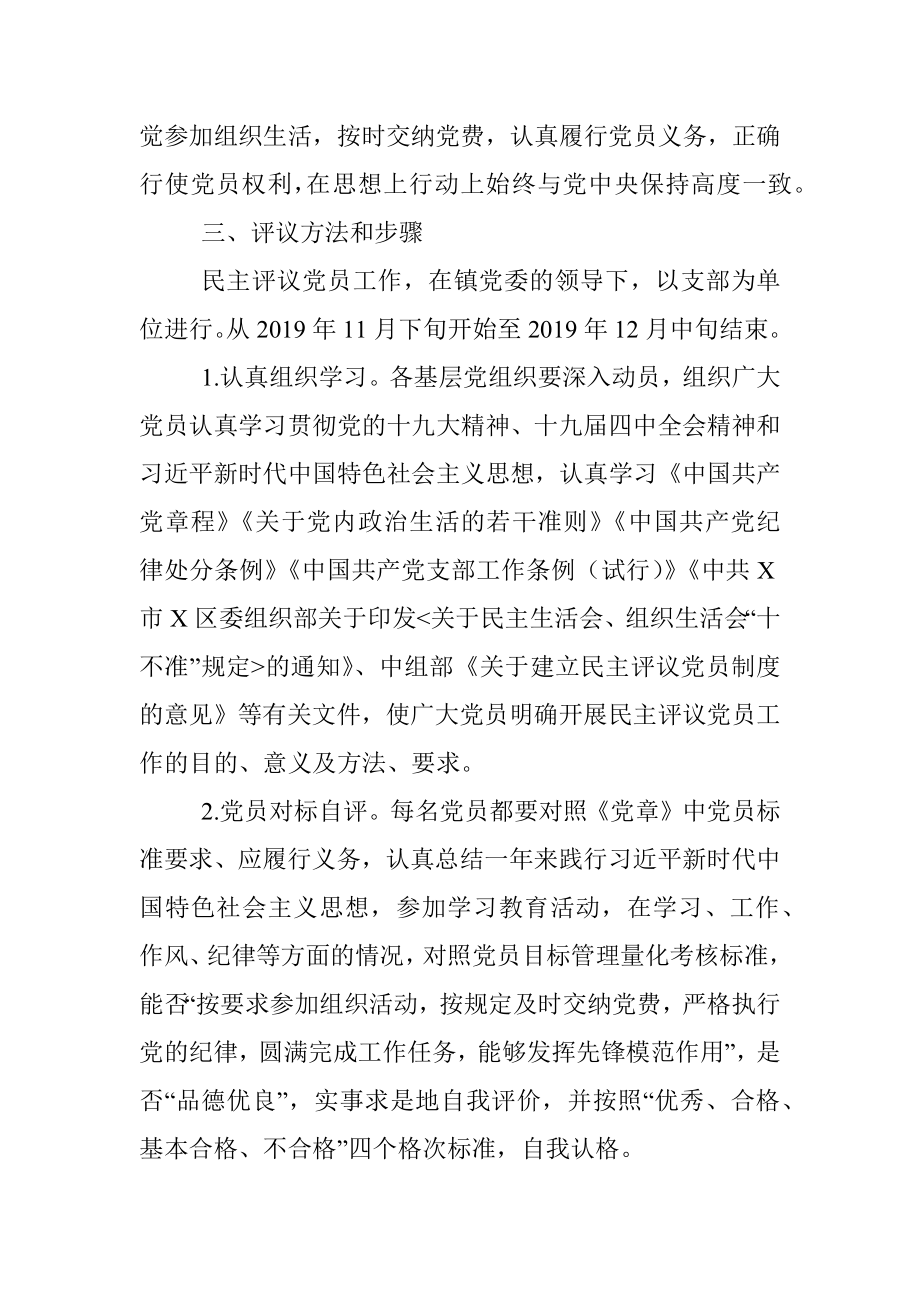 关于做好不忘初心牢记使命主题教育中民主评议党员工作的通知.docx_第3页