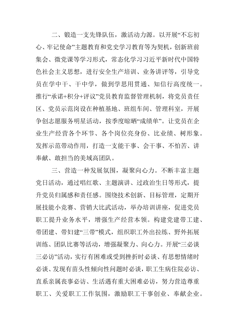 非公企业党建经验交流材料.docx_第2页