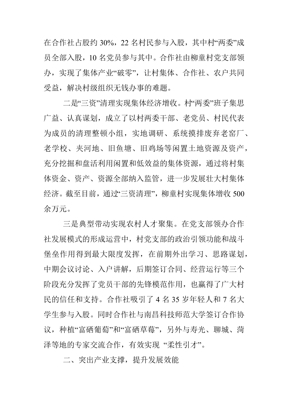 经验做法：深化党建+合作社模式 增添乡村振兴新动能.docx_第2页