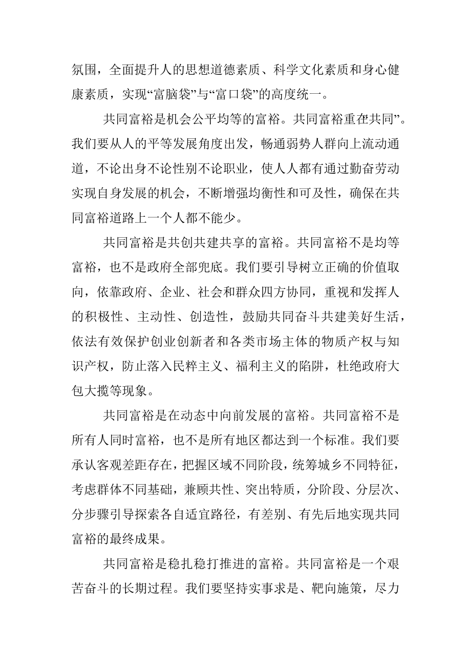 党课讲稿：把握共同富裕实践内涵 走好新征程上的群众路线.docx_第3页