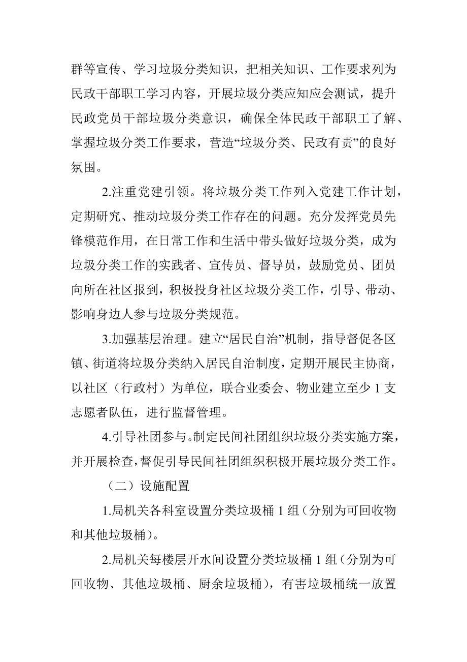 2022年市民政局生活垃圾分类工作行动方案.docx_第2页