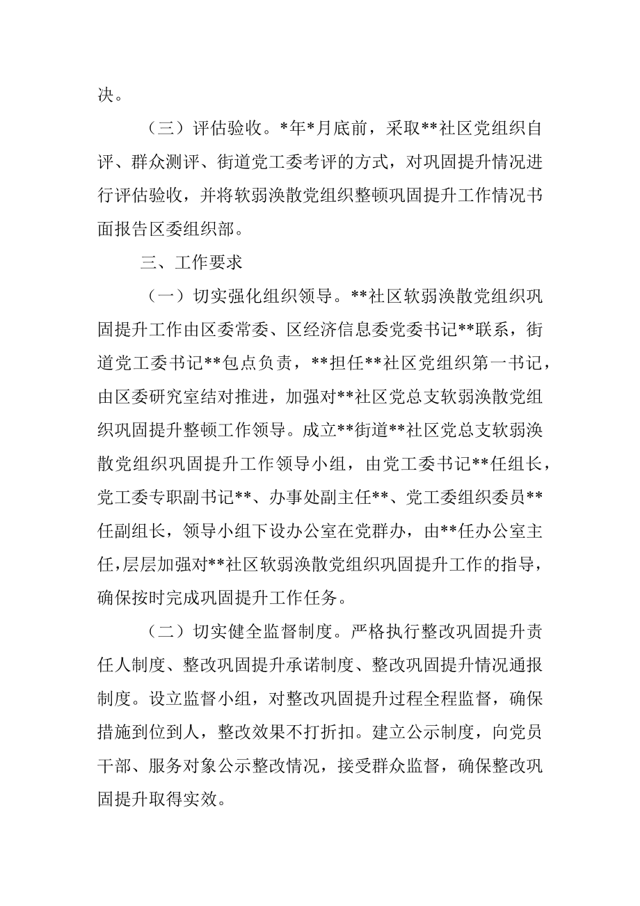 软弱涣散党组织巩固提升整顿工作方案.docx_第3页