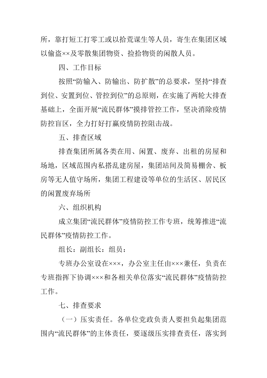 关于“流民群体”疫情防控排查工作方案.docx_第2页