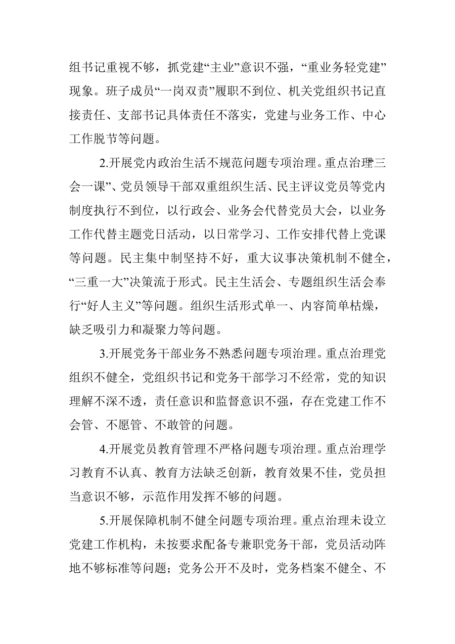 关于开展机关党建“灯下黑”问题专项治理的实施方案.docx_第2页