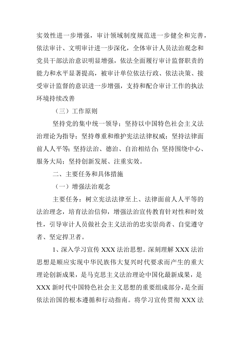 市审计局法治建设实施方案.docx_第2页