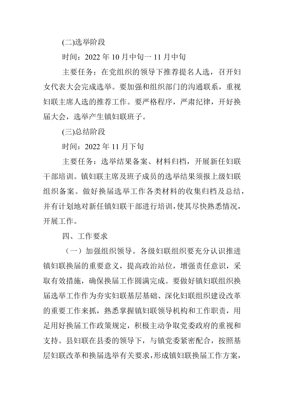 X镇妇联换届工作实施方案.docx_第3页