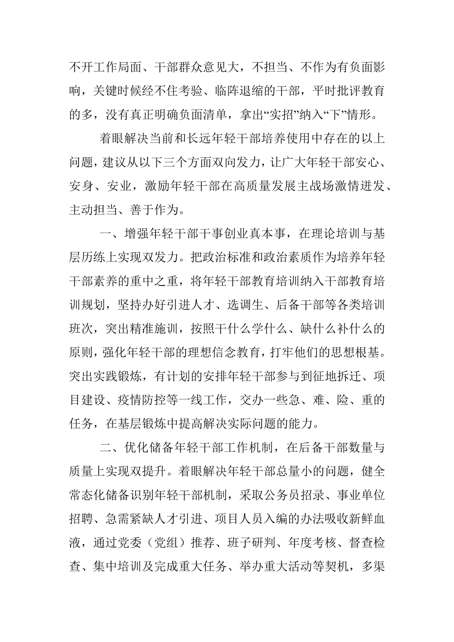 健全基层培养选拔优秀年轻干部的几点思考和建议.docx_第2页