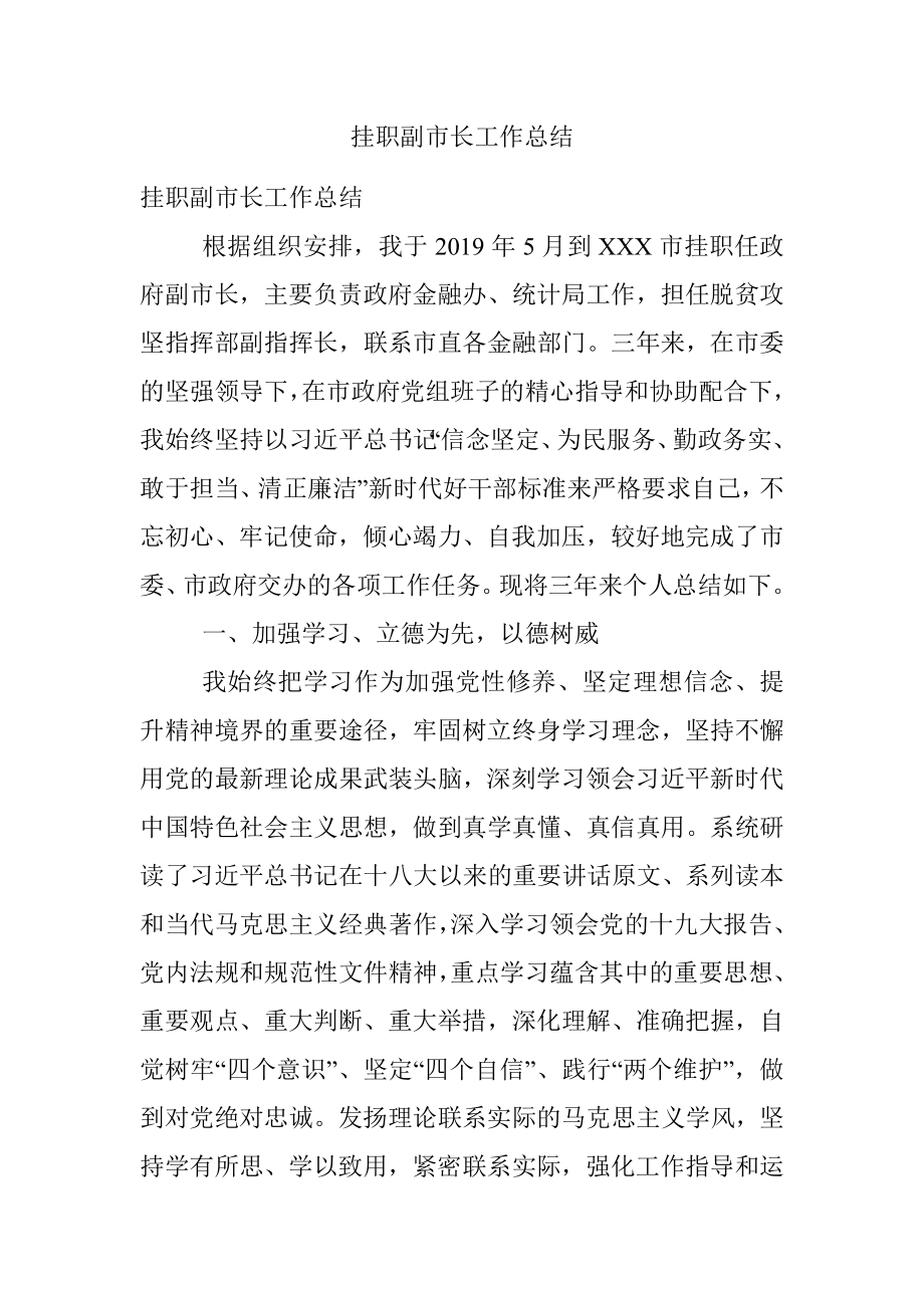 挂职副市长工作总结.docx_第1页