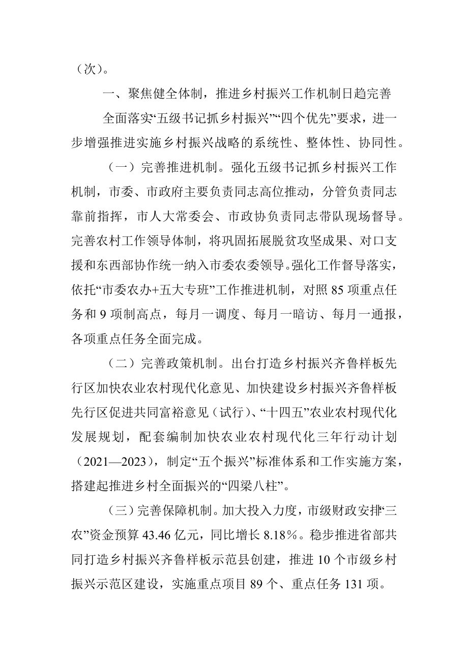 推进实施乡村振兴攻势工作总结.docx_第2页