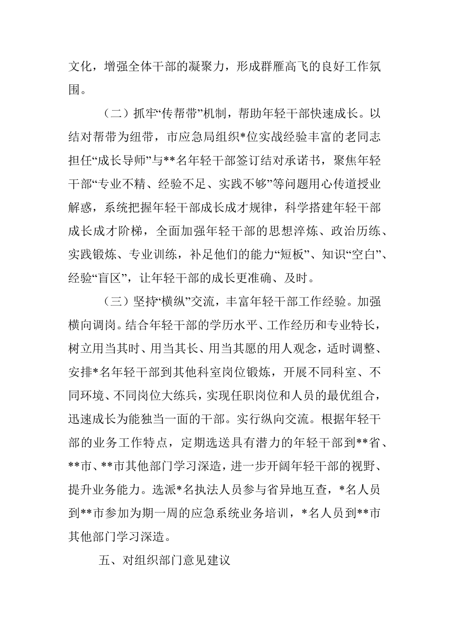 市应急管理局年轻干部专题调研活动情况总结.docx_第3页