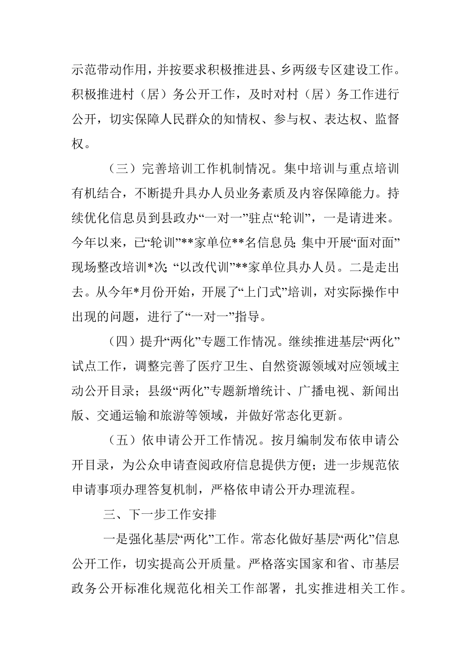 县2022年政务公开工作总结.docx_第2页