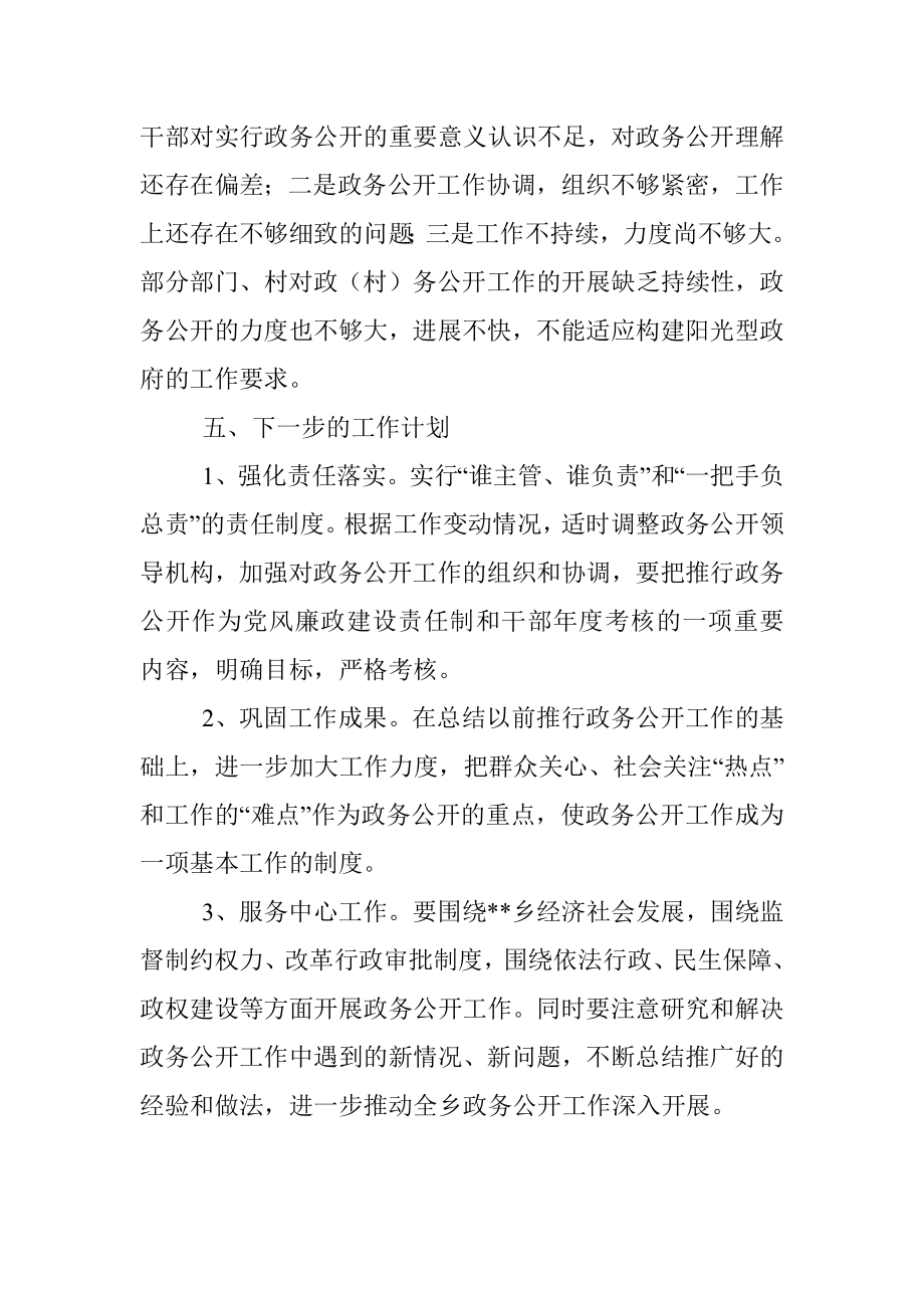 乡2022年度政务公开工作总结.docx_第3页