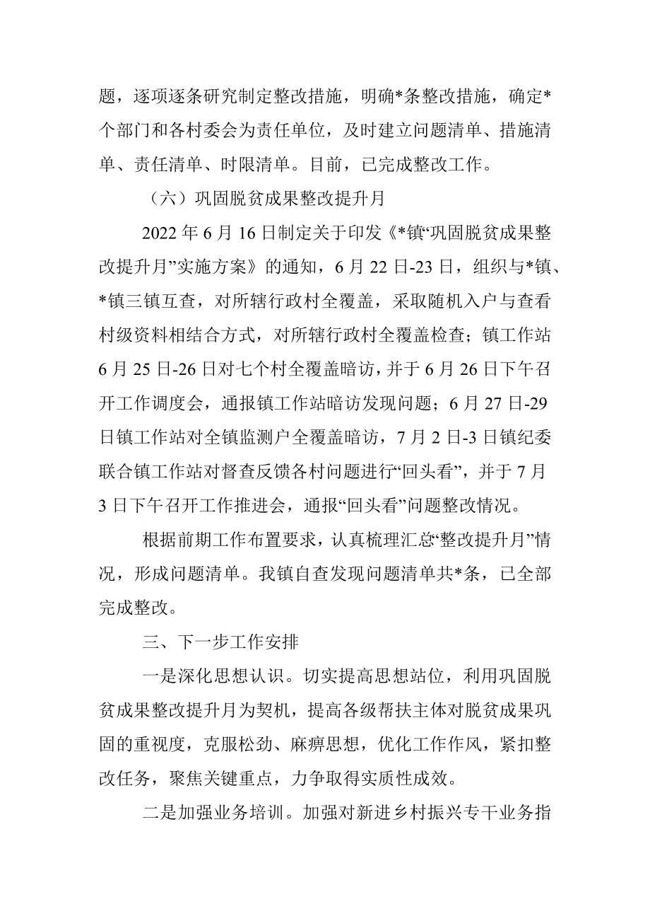 镇扶贫站2022年上半年工作总结和下半年工作计划.docx_第3页