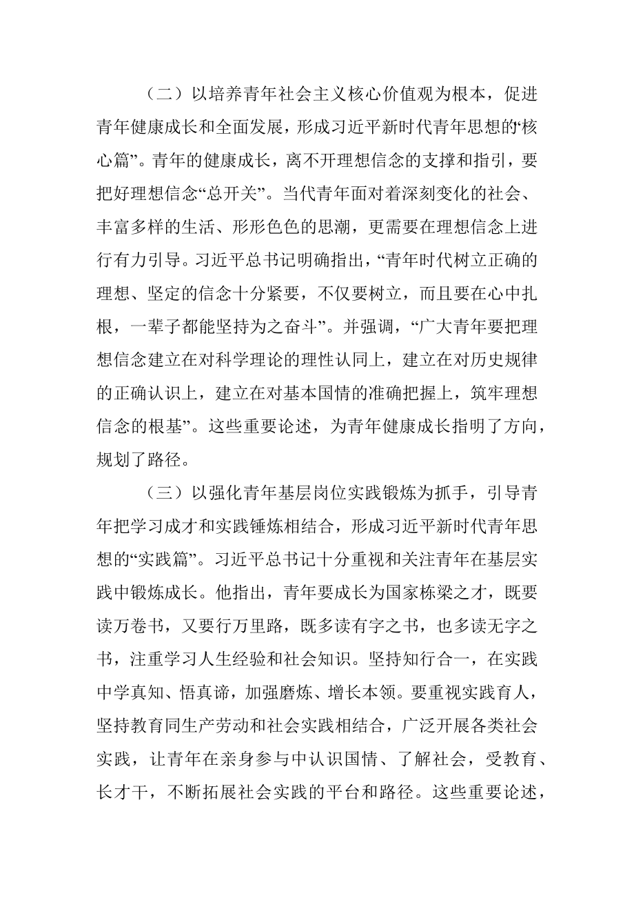 在青年理论学习小组集中研讨会上的总结讲话材料.docx_第3页