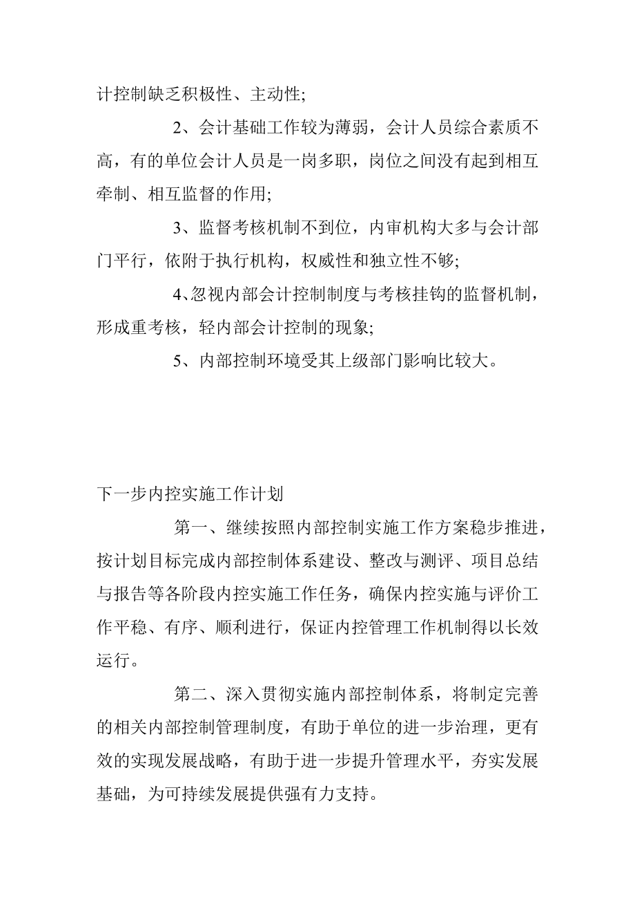 内部控制工作的经验和做法及取得的成效.docx_第3页