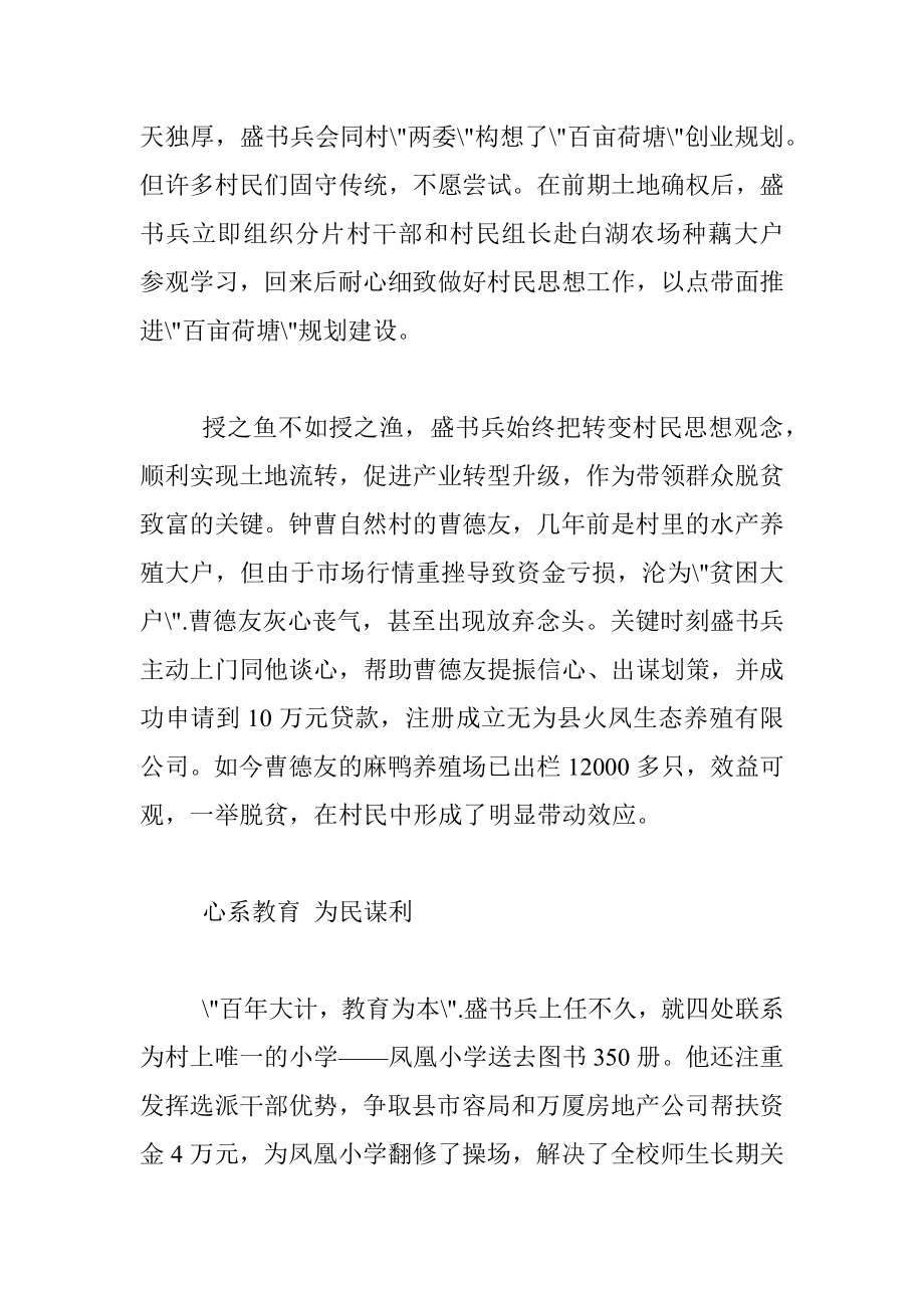 村党总支第一书记先进事迹材料.docx_第3页