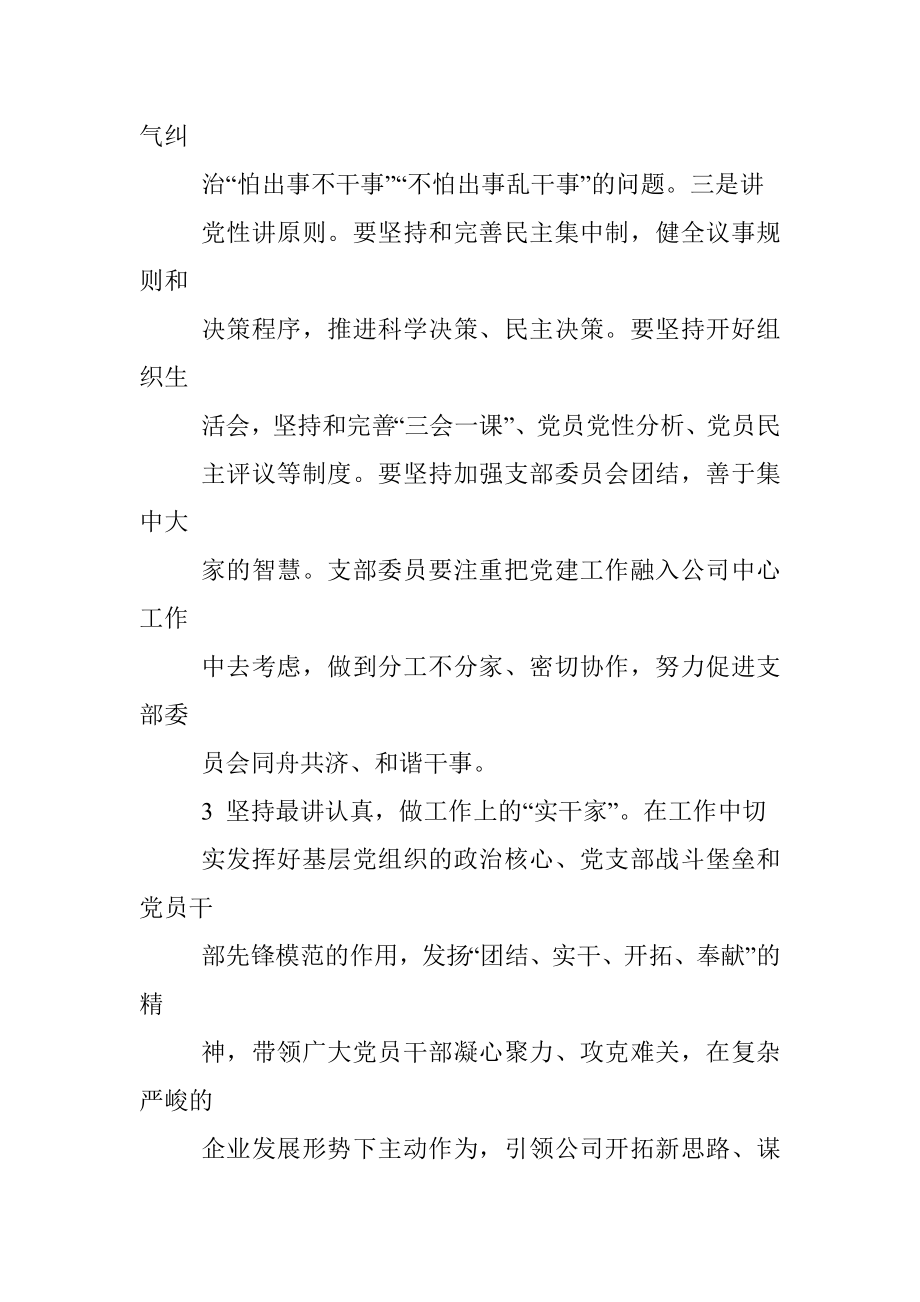 国企党员大会上级党委总结讲话（支部换届）.docx_第3页