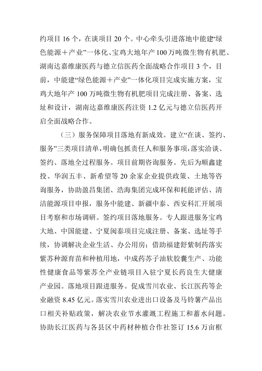 市投资促进服务中心2022年工作总结.docx_第2页