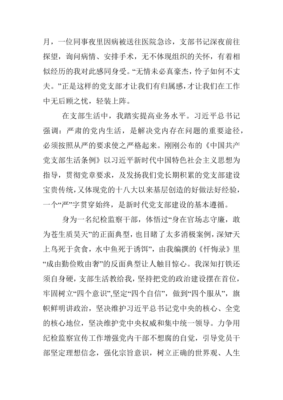 在党支部总结会上的发言材料.docx_第3页