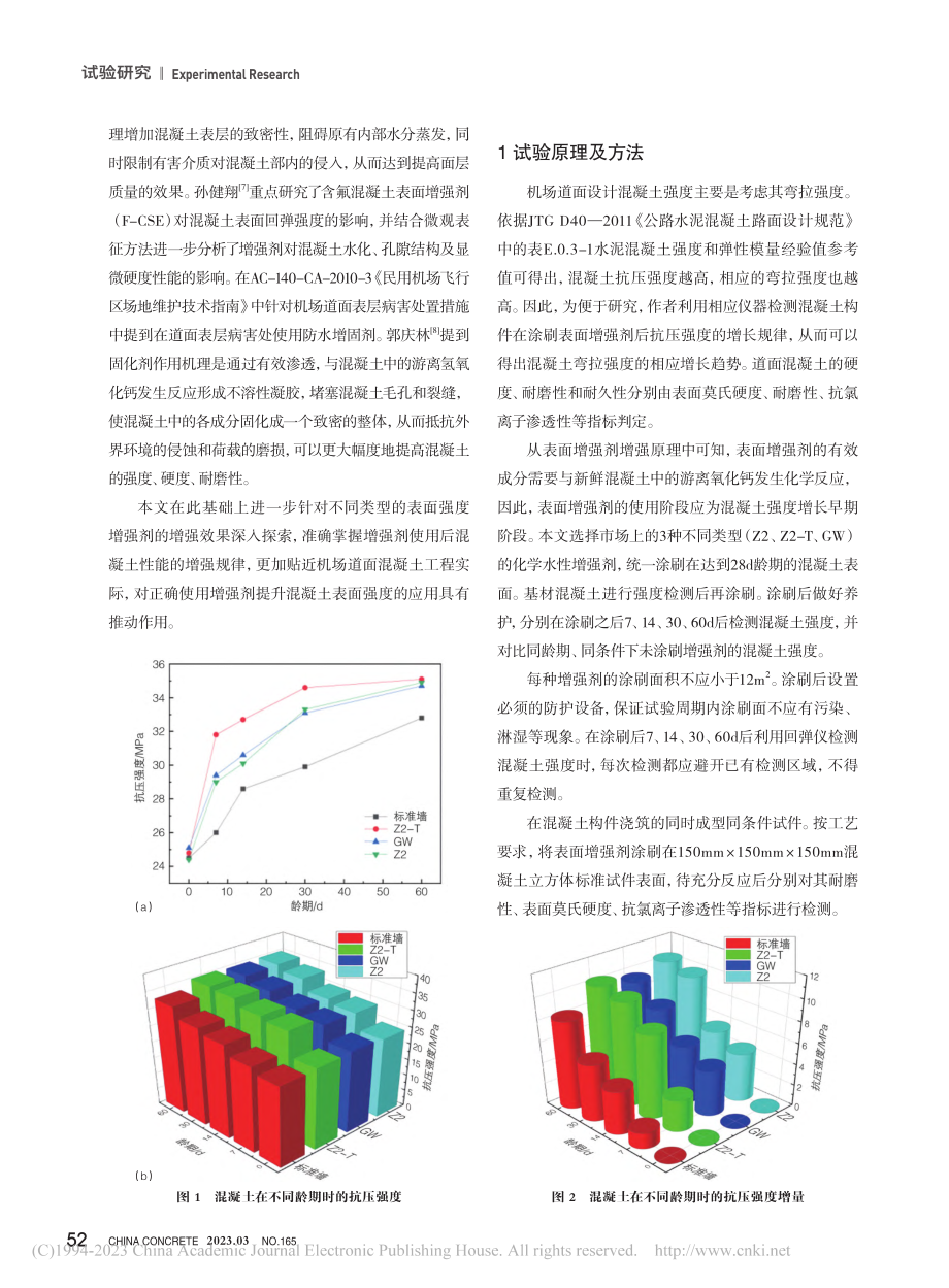 表面增强剂对机场道面混凝土性能的影响研究_程颖.pdf_第2页