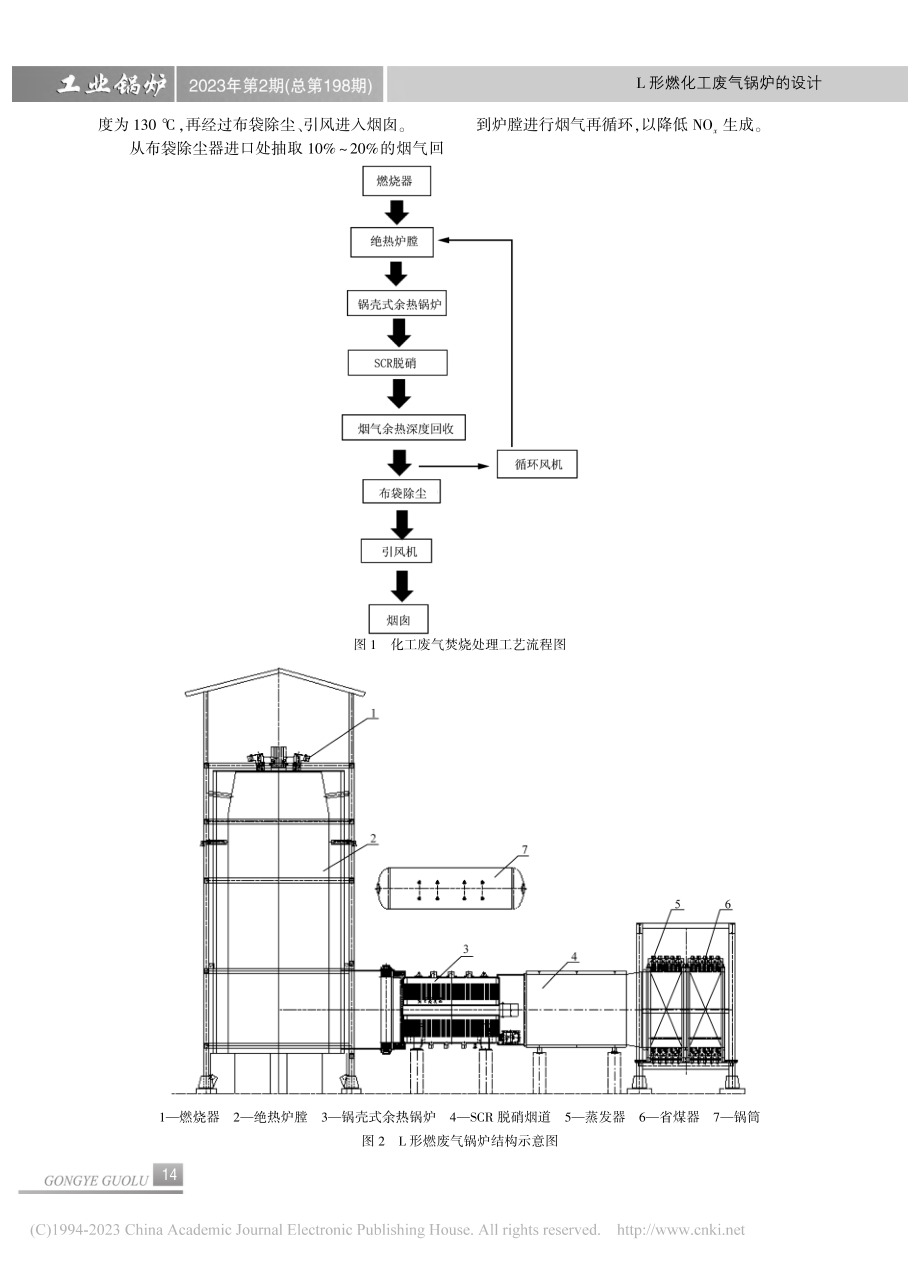 L形燃化工废气锅炉的设计_邓龙强.pdf_第2页