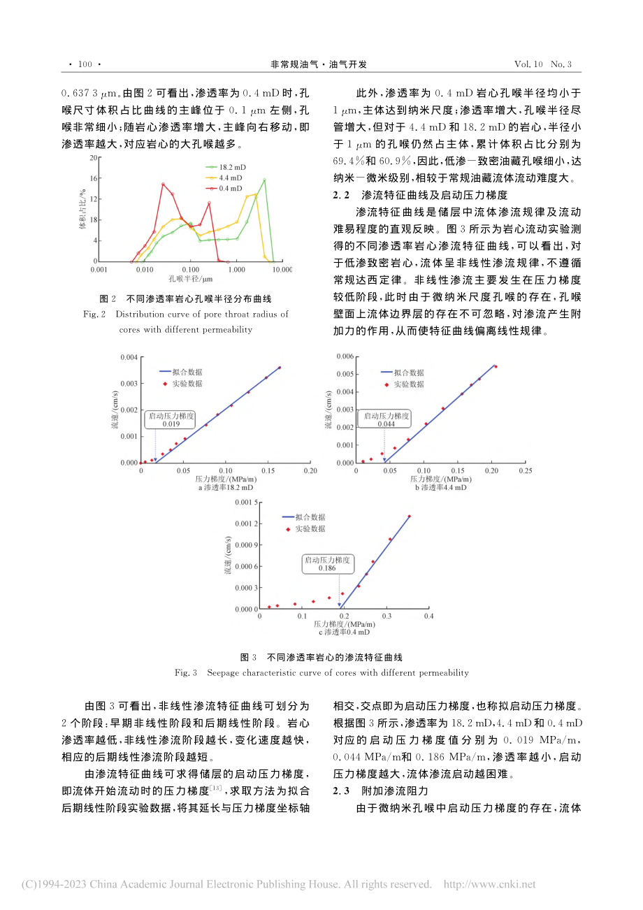 低渗-致密储层微纳米孔喉分布及其对渗流的影响_刘红英.pdf_第3页