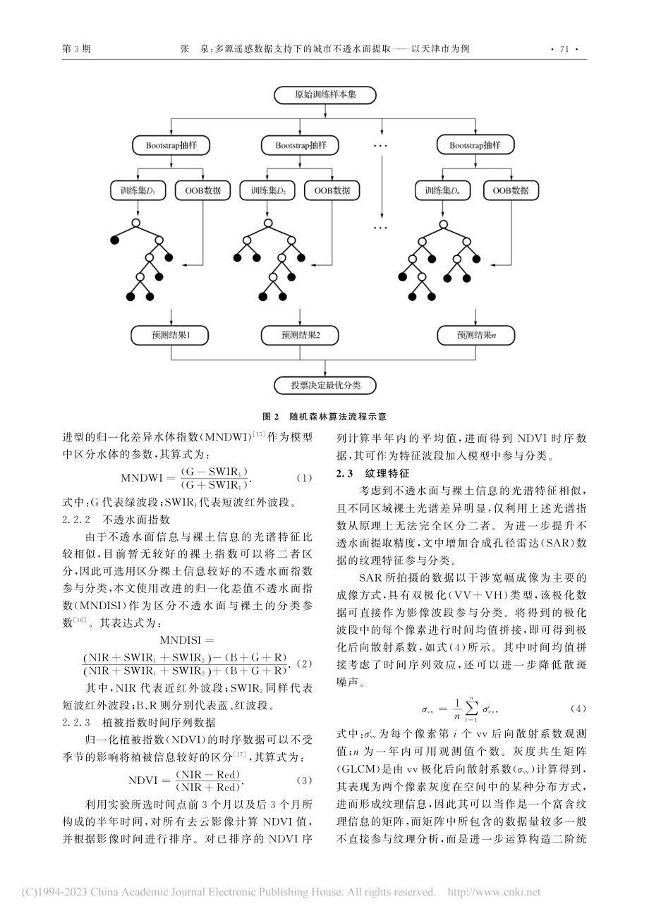 多源遥感数据支持下的城市不透水面提取——以天津市为例_张泉.pdf_第3页