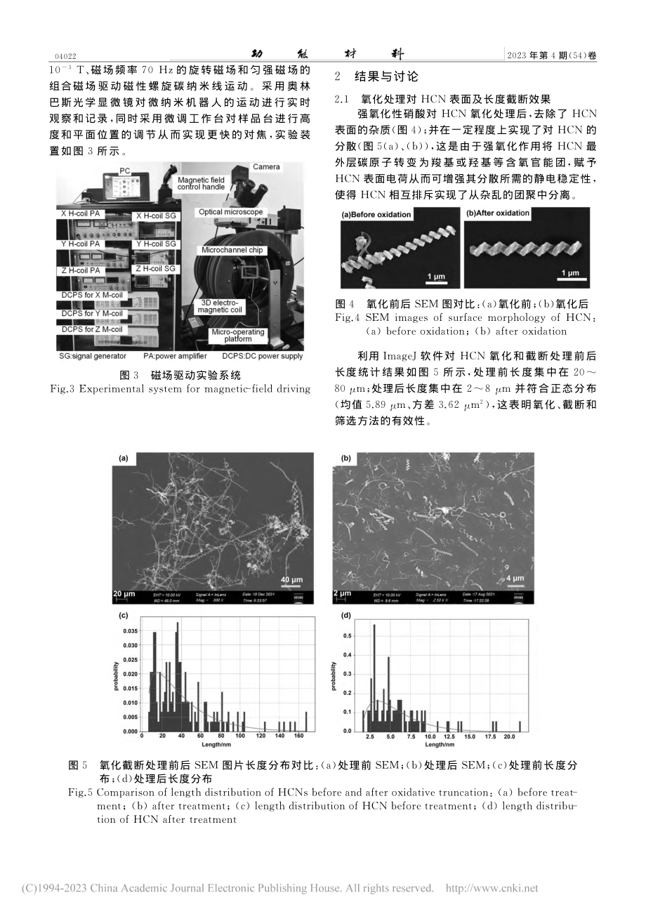 磁场驱动用螺旋碳纳米线截断筛选及磁性修饰_白学元.pdf_第3页