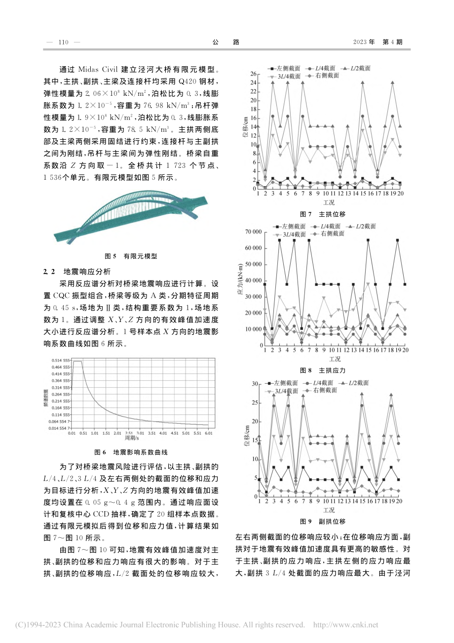 大跨径Y形钢箱肋拱桥地震风险评估_邬晓光.pdf_第3页