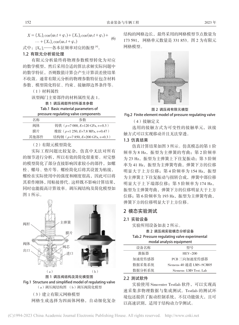 调压阀的模态分析和研究_陈杰 (1).pdf_第2页