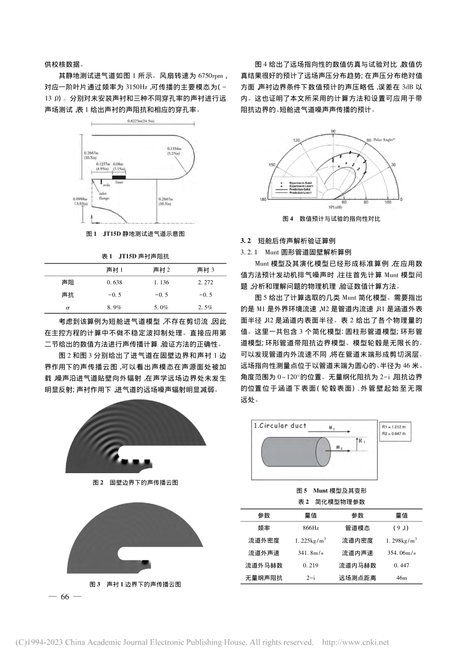 飞机发动机短舱声传播预计方法研究_薛东文.pdf_第3页