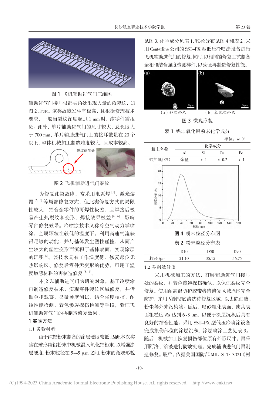 飞机辅助进气门冷喷涂再制造修复技术研究_董丽斌.pdf_第2页