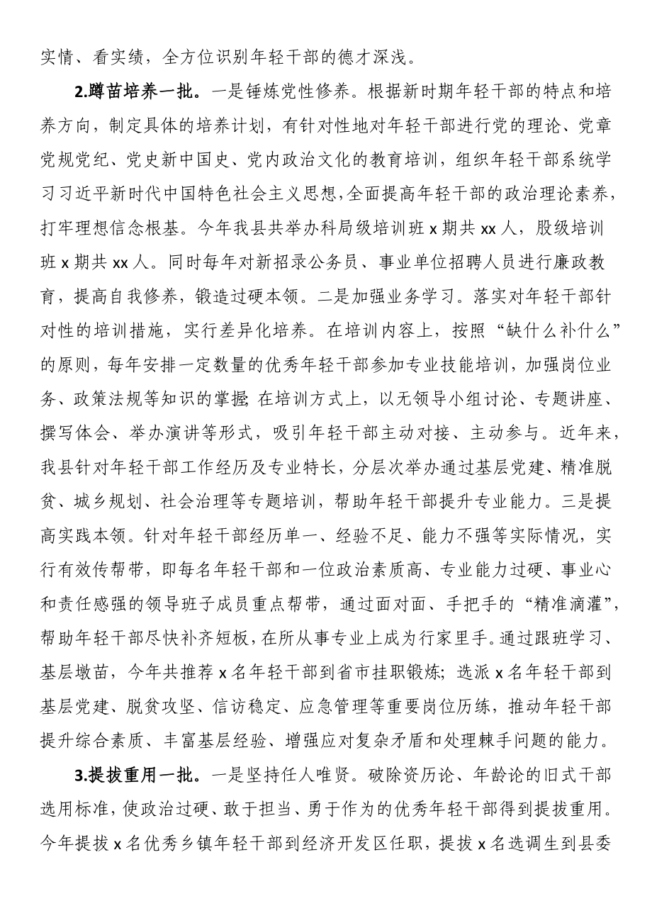 县实施新时代年轻干部成长工程情况汇报 (2).docx_第2页