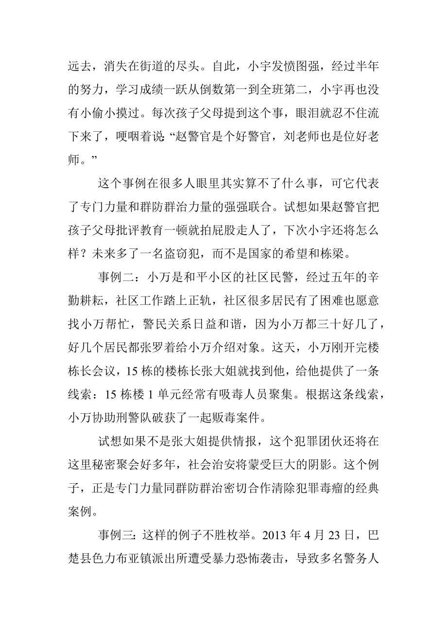 关于发挥专门力量和群防群治作用的调研报告.docx_第3页