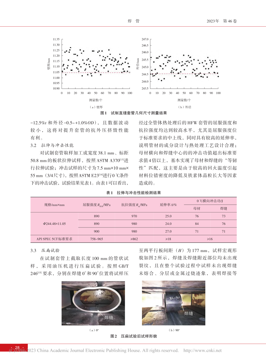 P110钢级中大直径高频电阻焊表层套管研制_李远征.pdf_第3页