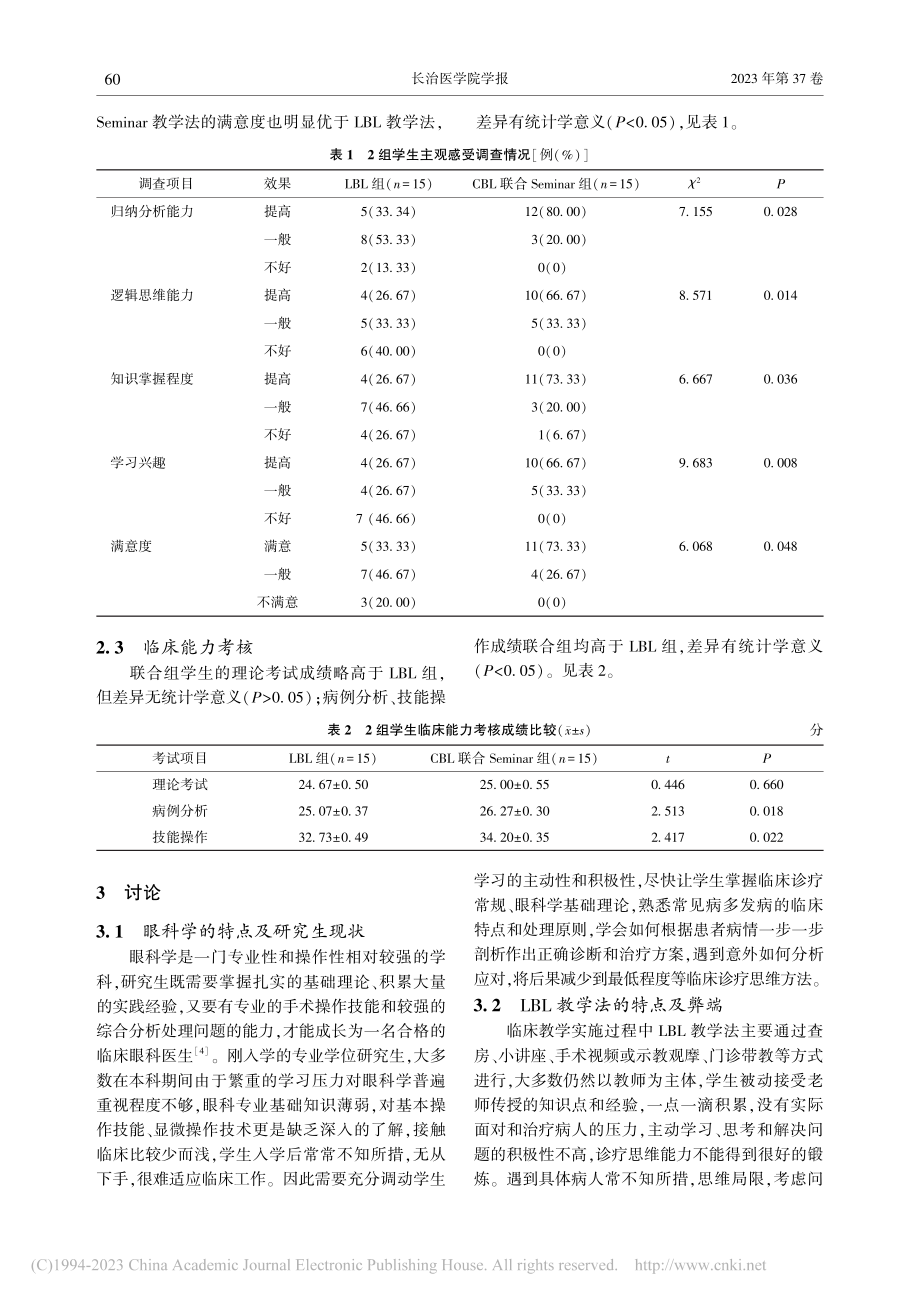 CBL联合Seminar教...研究生临床能力培养中的应用_王剑锋.pdf_第3页