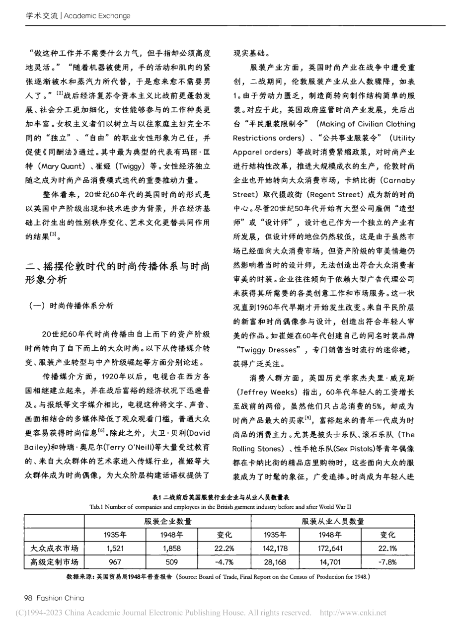 “摇摆伦敦”时代的英国时尚与时尚偶像——以崔姬为例_唐高辉.pdf_第2页