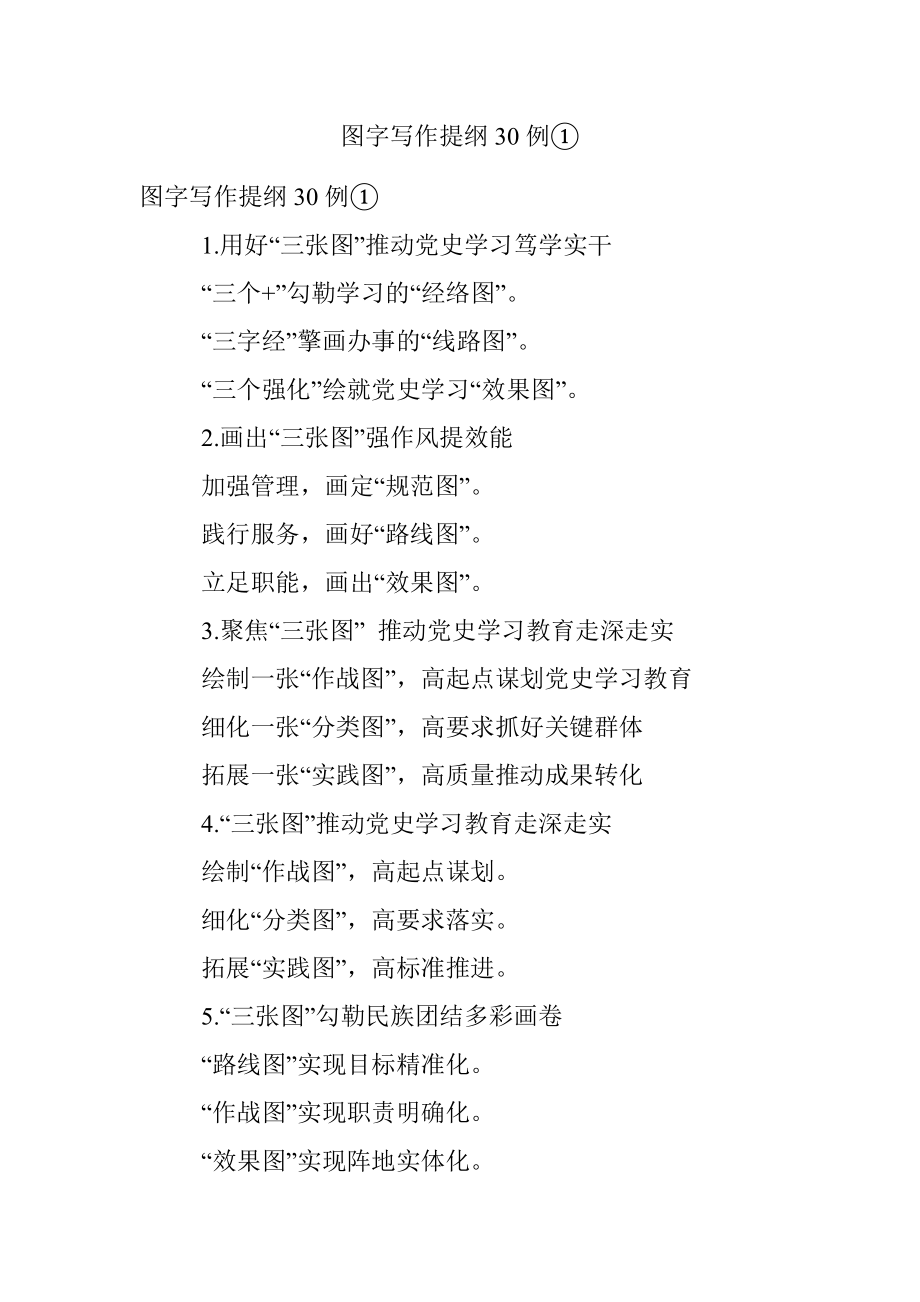 图字写作提纲30例①.docx_第1页