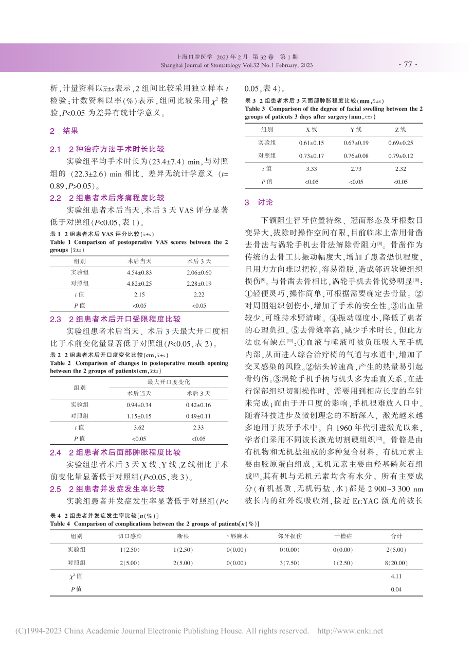 Er_YAG激光与涡轮手机...低位水平阻生智牙的效果比较_张英豪.pdf_第3页