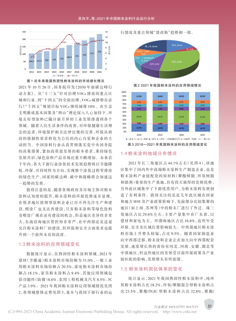 2021年中国粉末涂料行业运行分析_吴向平.pdf_第2页