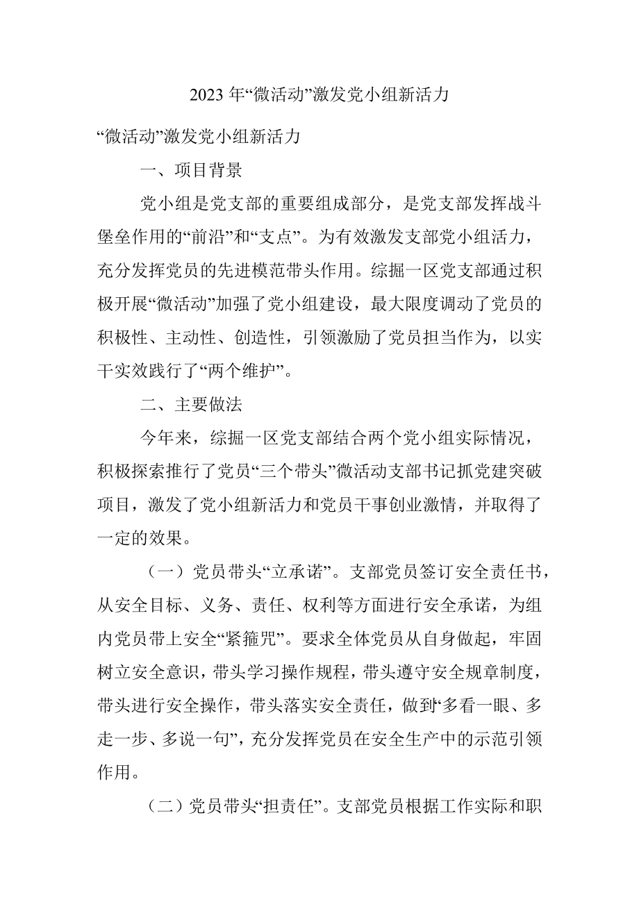 2023年“微活动”激发党小组新活力.docx_第1页