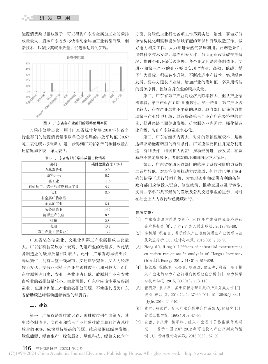 基于投入产出模型的广东碳达峰驱动能源转型研究_杨瑷玮.pdf_第3页