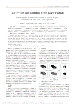 基于PET_CT的非小细胞肺癌EGFR基因突变的预测_郗晨蕾.pdf