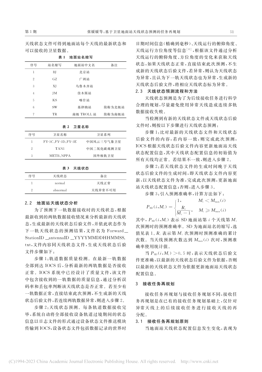 基于卫星地面站天线状态预测的任务再规划_张媛媛.pdf_第3页