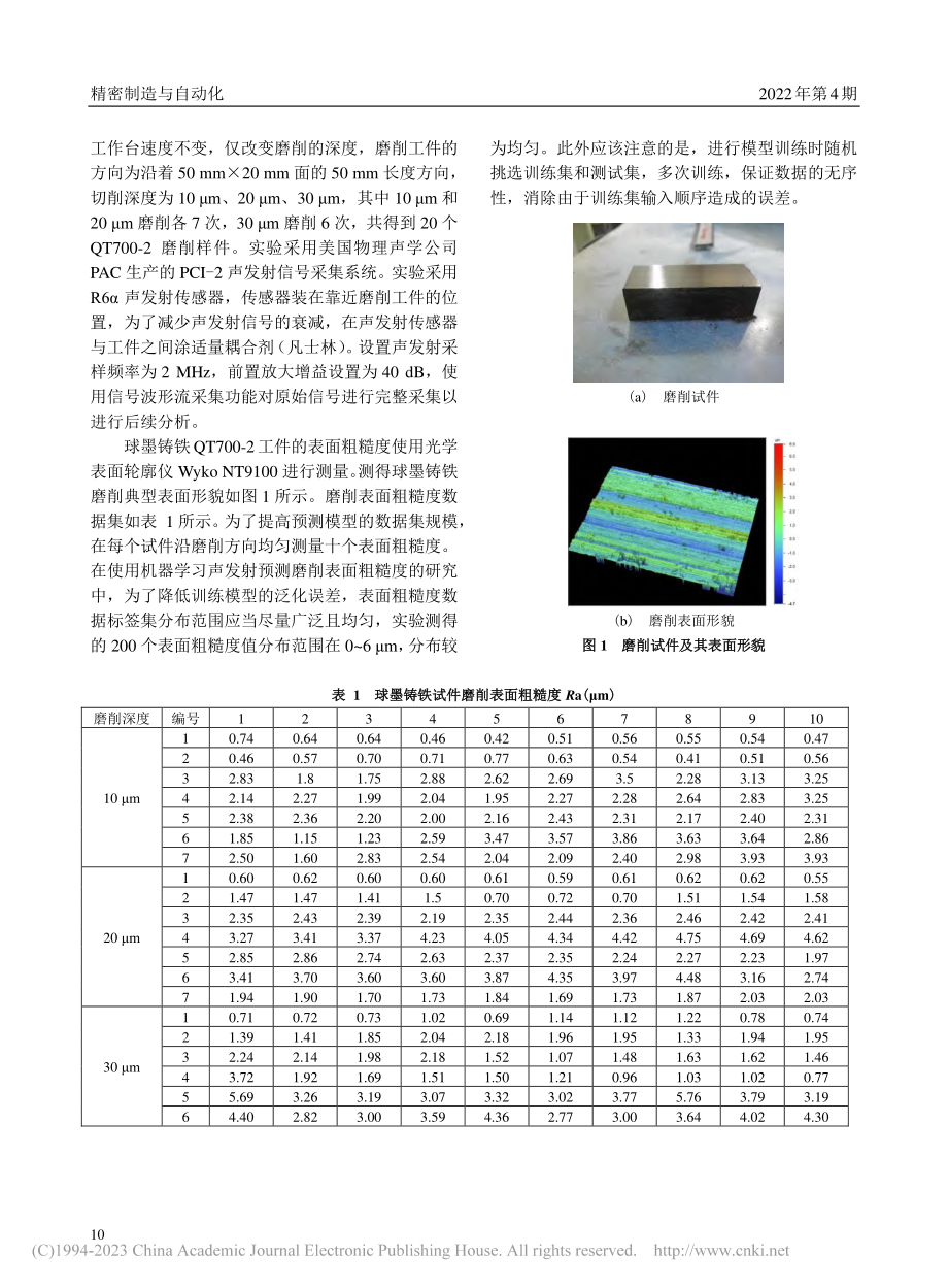 基于卷积神经网络对磨削表面粗糙度声发射智能预测_郭力.pdf_第2页